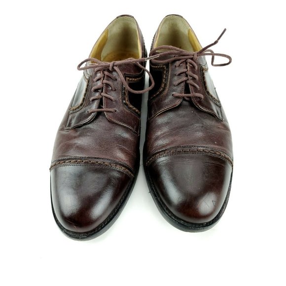 JOHNSTON & MURPHY PANTERA SIZE 8.5 M BROWN CAP TOE main image 9